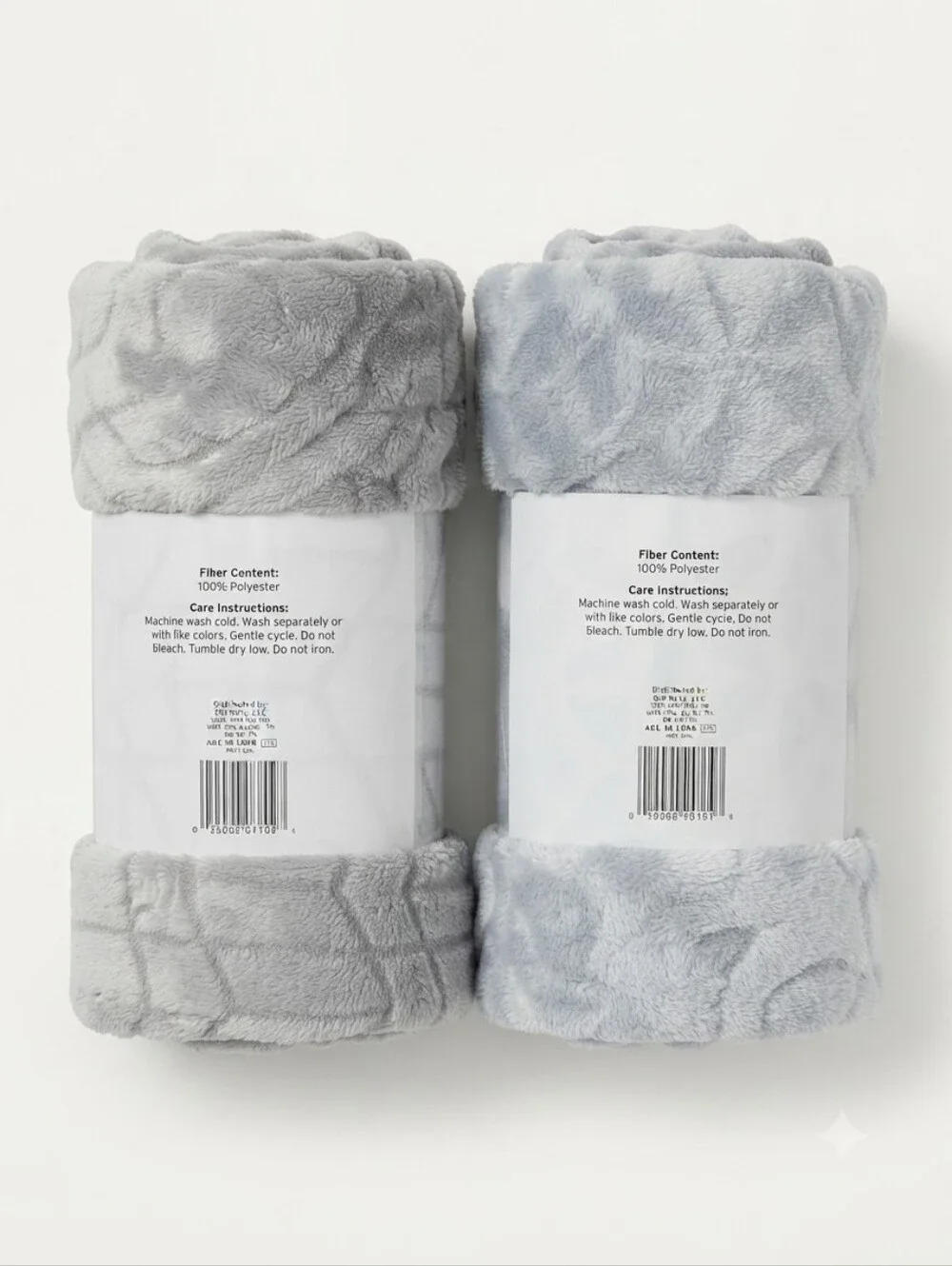 NWT Comfort Bay Super Soft Throw Blankets Set of 2
